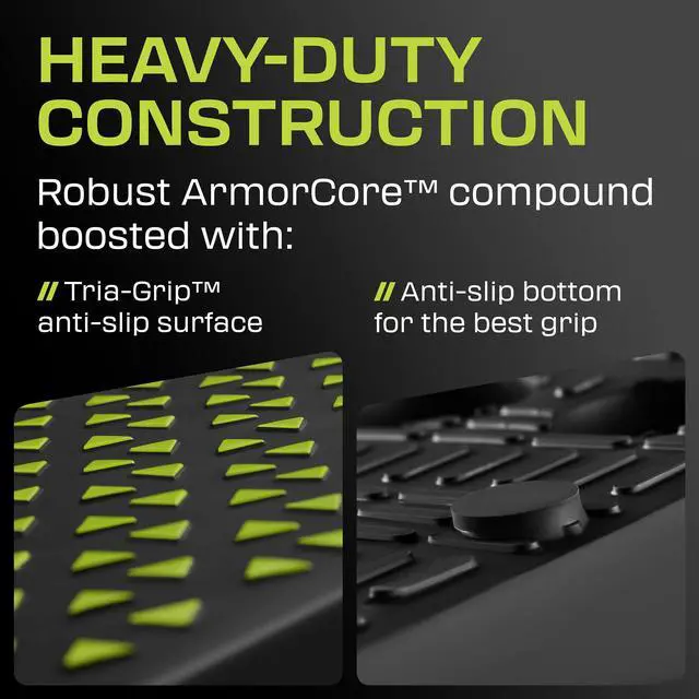 Alt view image 3 of 7 - Squat Wedge Block Pair - Heel Elevated Squat Wedge for Deeper Squats, Heavy Lifting and Better Form - 17° Angle Exercise Wedges, Slant Board for Squats with Carry Backpack - Lime Green