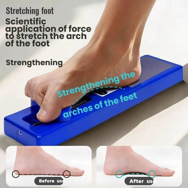 Alt view image 3 of 6 - Professional Ankle Strengthener and Foot Arch Trainer, Foot Exerciser Ballet Foot Stretcher Strengthening Equipment, Single Leg Ballet Stretcher Exercise Device, Physical Therapy Balance Slider,Beige