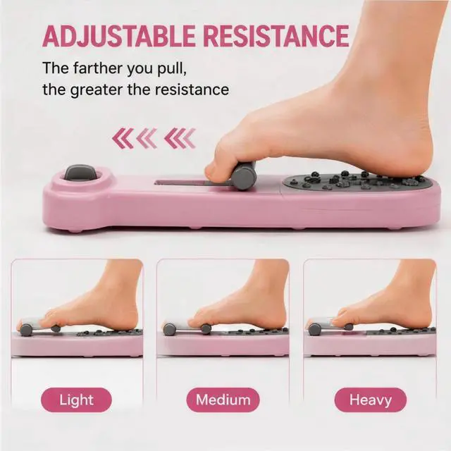 Alt view image 4 of 6 - Foot Arch Trainer, Foot Strengthener, 2-in-1 Arch Exercise & Massage Tool, Adjustable Resistance with Magnetic Nodes, for Flat Feet, Plantar Fasciitis & Relaxation