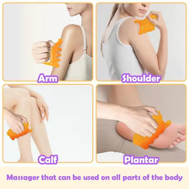 Alt view image 7 of 7 - Upgrade Fascia Massage Blaster Tool for Myofascial Release, Cellulite, Muscle Knots, Trigger Points (Resin) Large Cellulite Massager Tool for Body Tension Relief Promote Lymphatic Circulation