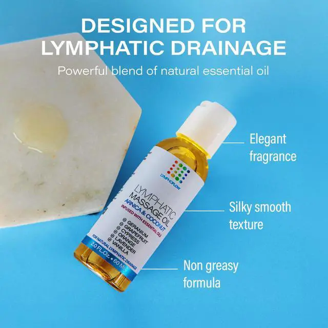 Alt view image 3 of 7 - Lymphatic Drainage Massage Oi for Massage Therapy - Arnica and Coconut Oil for Manual Lymph Drainage & Post Surgery Recovery for Liposuction, 360 Lipo, BBL,Tummy Tuck, Lymphedema, Lipo Foam-2.0 oz