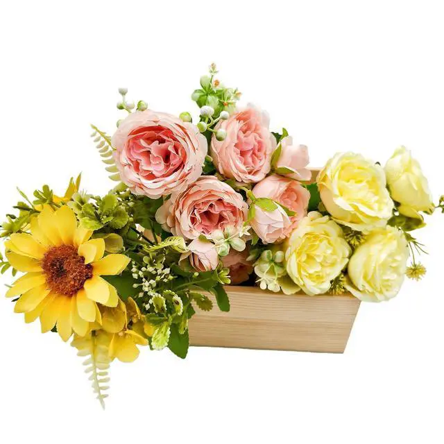 Alt view image 5 of 7 - 1PC Unfinished Wood Storage Box, Natural Pine Wooden Container for Crafts, Jewelry, Art Hobbies, DIY Projects, Home Decor, Centerpieces, Organization (7.87 x 7.87 x 3.15 in)