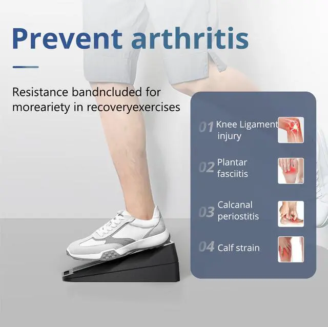 Alt view image 7 of 7 - Slant Board for Calf Stretching, 6 Packs Adjustable Angles Non-Slip Rubber Slant Board,Squat Wedge Stretcher Equipment for Physical Therapy Home Exercise,Calf Stretch Wedge Improve Lower Leg