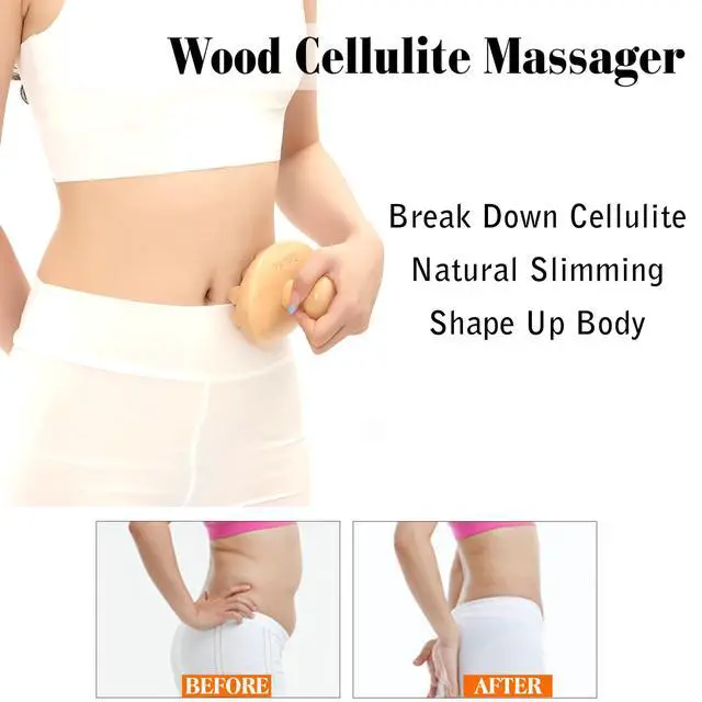 Alt view image 4 of 6 - Wood Therapy Massage Tools Cellulite Massager Roller Wooden Body Brush Fascia Blaster Brush Body Shaping Professional Maderoterapia Kit Lymphatic Drainage Massager
