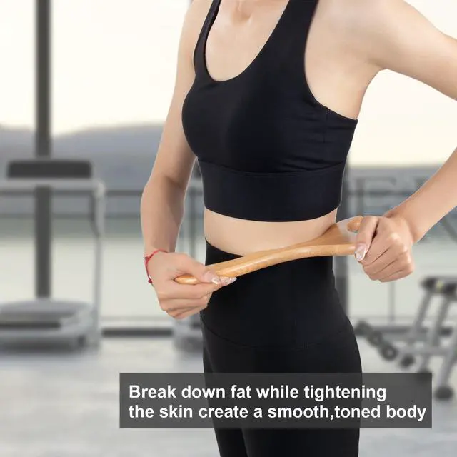 Alt view image 2 of 7 - Wood Therapy Massage Tools,Wooden Lymphatic Drainage Massager, Cellulite Remover Body Sculpting Tool for Cellulite Reduction,Muscle Tension Release,Body Contouring-12 * 6 in