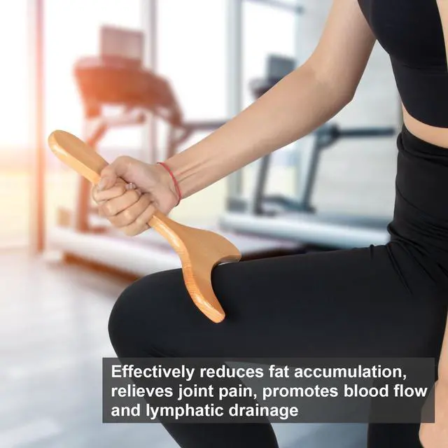 Alt view image 3 of 7 - Wood Therapy Massage Tools,Wooden Lymphatic Drainage Massager, Cellulite Remover Body Sculpting Tool for Cellulite Reduction,Muscle Tension Release,Body Contouring-12 * 6 in