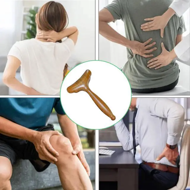 Alt view image 5 of 7 - Lymphatic Drainage Massager, Wooden Massage Tools, Body Gua Sha Paddle. Wood Lymphatic Drainage Tool for Maderoterapy Muscle Release Pain Relief Trigger Point Deep Tissue Anti-cellulite 6.1×3.5