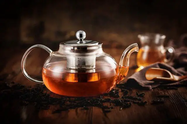 Alt view image 2 of 6 - Glass Teapot with Stainless Steel Infuser & Lid, Borosilicate Glass Tea Pot Stovetop Safe, Blooming & Loose Leaf Teapots, 27 Oz