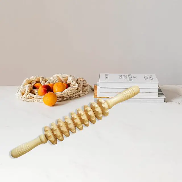 Alt view image 6 of 7 - Wood Therapy Massage Tools Manual Massage Roller Stick for Body Sculpting, Maderoterapia Kit- Cellulite Massager for Muscle Pain Relief, Fascia, Cellulite