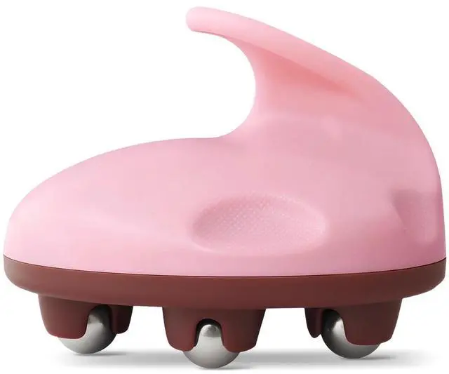 Main image of Lymphatic Massage Roller for Cellulite Remover Body Sculpting - Handheld Cellulite Massage Tool for Body Bloat Blood Circulation Lymphatic Drainage Pink