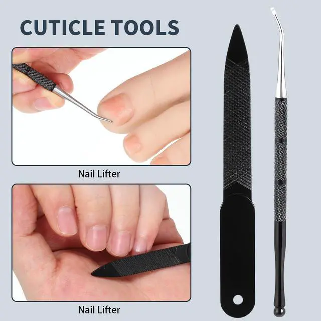 Alt view image 7 of 7 - 5Pcs Thick Toenail Clippers for Seniors Heavy Duty Toenail Clippers Toe Nail Clippers for Thick Nails for Seniors Large Ingrown Long Handled Thick Nail Clipper Angled Head for Men