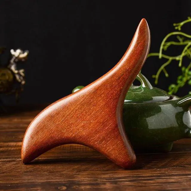 Alt view image 3 of 7 - 2Pcs Thai Reflexology Master Hand Foot Stress Reliever Ergonomic Wing Massager Wooden SPA Therapy Tool Vibrant Massage Tools Wooden Crafts