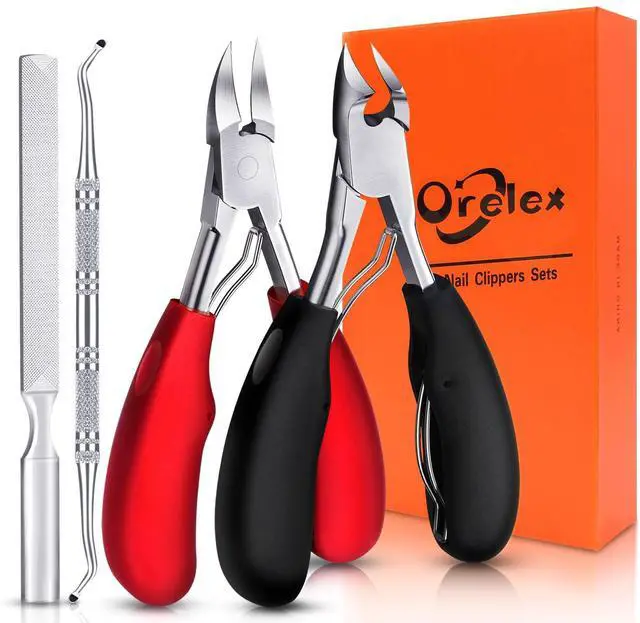 Main image of Toe Nail Clippers for Thick Nails for Seniors, Nail Clippers for Seniors, Toenail Clippers, Toenail Scissors, Ergonomic Non-Slip Long Handle, Toe Nail Clippers for Seniors Men Women