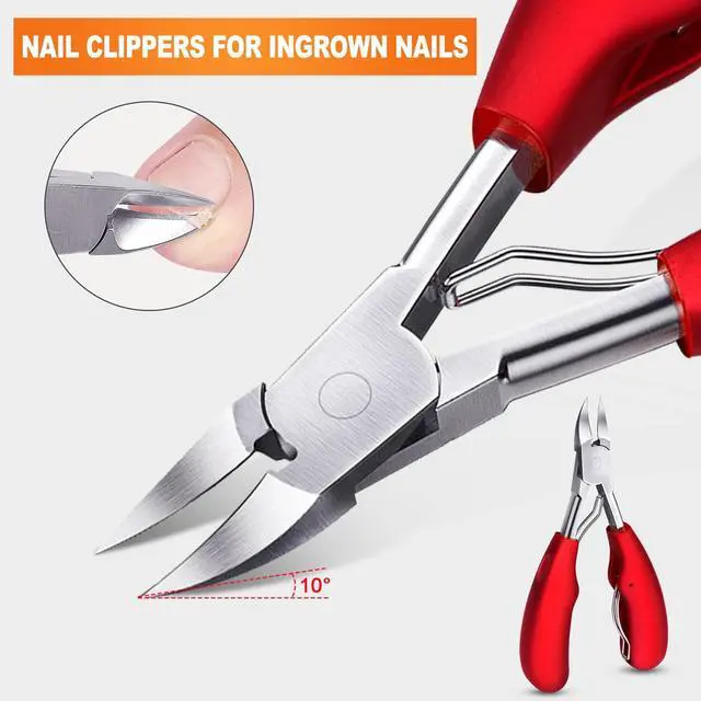 Alt view image 3 of 6 - Toe Nail Clippers for Thick Nails for Seniors, Nail Clippers for Seniors, Toenail Clippers, Toenail Scissors, Ergonomic Non-Slip Long Handle, Toe Nail Clippers for Seniors Men Women