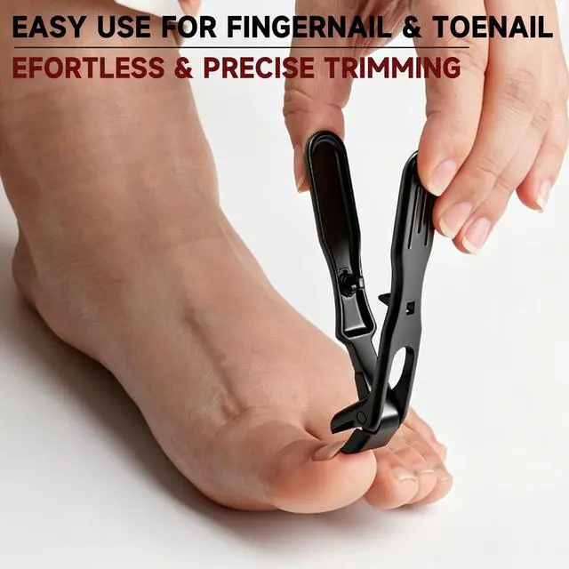 Alt view image 6 of 7 - 3Pcs Angled Head and Slanted Toe Nail Clippers for Thick Nail for Seniors