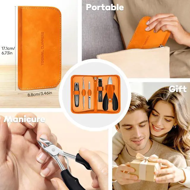 Alt view image 7 of 7 - Toenail Clippers for Thick Toenails for Seniors, 2026 Angled Head Large Toe Nail Clippers for Men with Wide Jaw Opening, Sharp Heavy Duty Fingernail Clipper Cutter with Catcher Long Handle