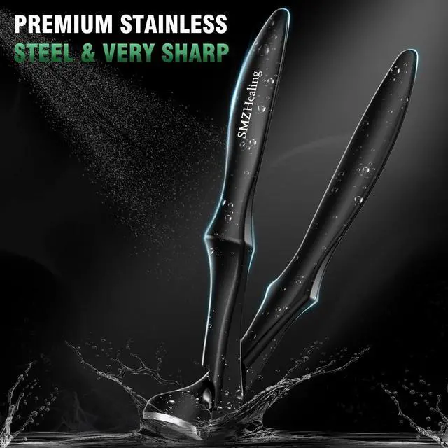 Alt view image 2 of 7 - Toenail Clippers for Seniors Thick Toenails, 2026 Long Handle Toe Nail Clippers with Angled Head, Slanted Toenail Clippers & Wide Opening Ingrown Nail Clippers for Men, 6PCS