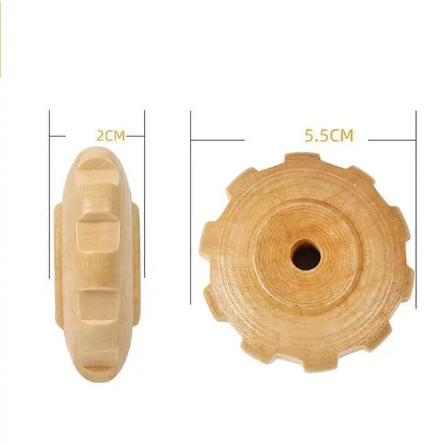 Alt view image 5 of 5 - Curved Wood Therapy Massage Roller Tools,Lymphatic Drainage, Cellulite Massage Wooden Muscle Roller Stick for Waist and Thigh, Stomach Rolling guasha Massager Tool for Fascia,Relief, Body Shaping