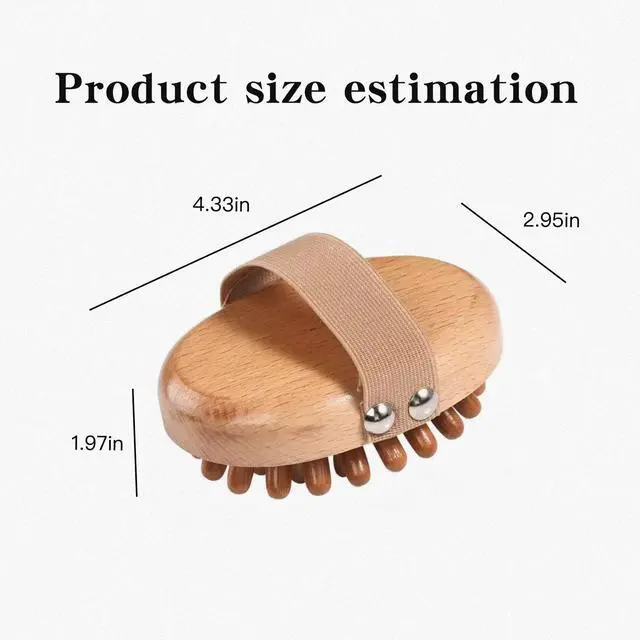 Alt view image 2 of 6 - 2PCS Meridian Brush Massage Body, Meridian Pressure Brush Wood Therapy Massage Tools for Full Body Shaping and Pain Relief