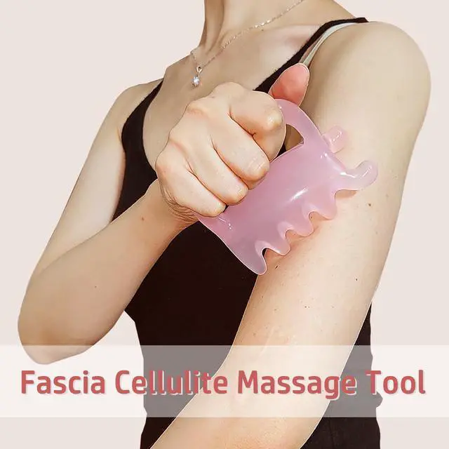 Alt view image 2 of 7 - Large Fascia Massage Blaster Tool for Cellulite, Myofascial Release, Muscle Knots, Trigger Points, Cellulite Massager Tool for Body Tension Relief Promote Lymphatic Circulation Pink
