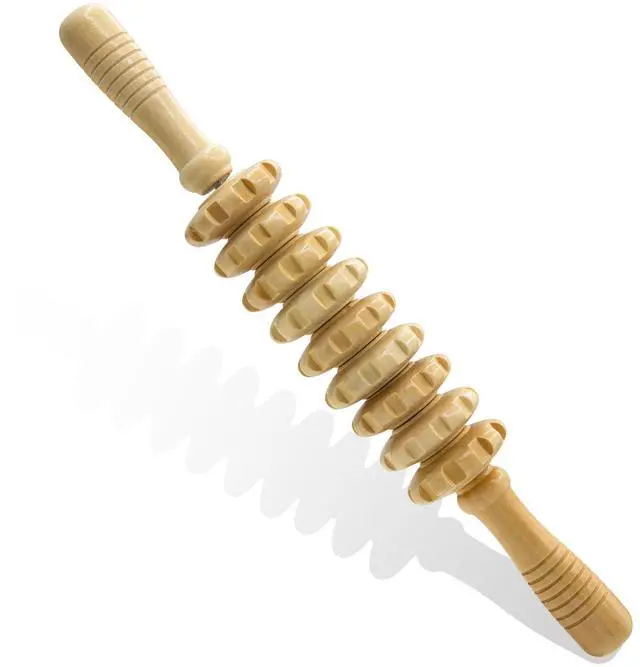 Main image of Wood Therapy Massage Tools for Body Sculpting & Cellulite Reduction Manual Lymphatic Drainage Massager Roller Stick for Smooth Skin & Firming
