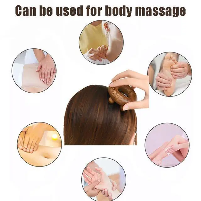 Alt view image 4 of 6 - Wood Therapy Abdominal Massage Tools,Lymphatic Drainage Massager, Body Sculpting Scraping Tools for Muscle Pain Relief, Anti Cellulite, Body Contouring and Shaping