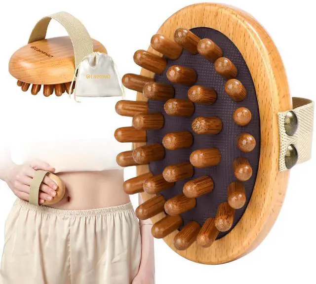 Main image of Wood Therapy Massage Tool for Belly Fat,Wooden Meridian Massage Body Brush for Cellulite Remover, Cellulite Lymphatic Drainage Massager for Body Shaping, Maderoterapia Kit for Muscle Pain Relief