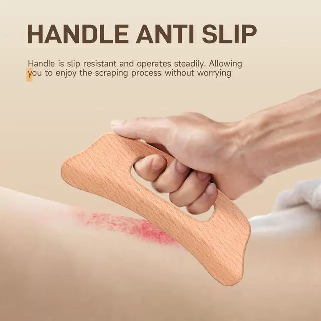 Alt view image 4 of 6 - Wood Massage Tool (gua sha Board 2)