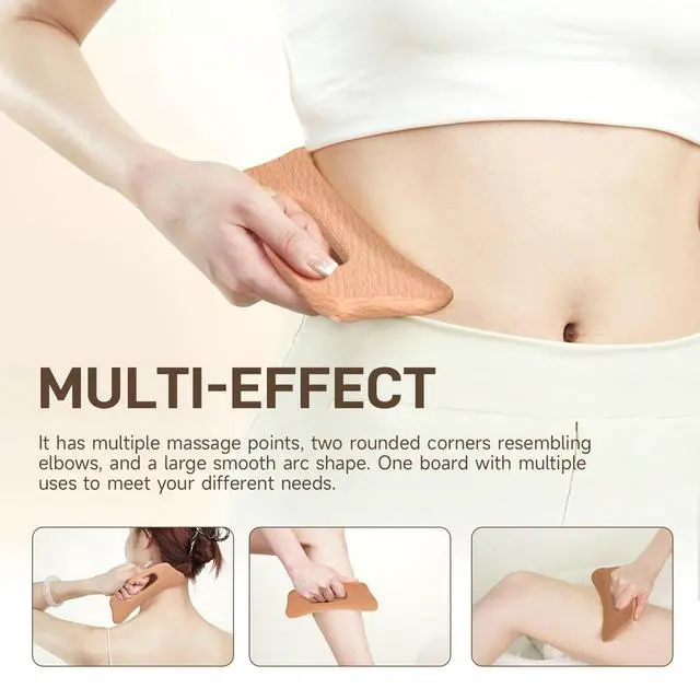 Alt view image 6 of 6 - Wood Massage Tool (gua sha Board 2)