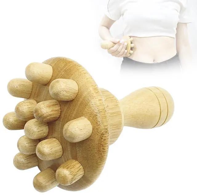 Main image of Wood Therapy Massage Tool Wooden Lymphatic Drainage Massager One-Handed Body Sculpting Tools,Physical Therapy Tools, Muscle Scraping Tool,Gua Sha Wood Therapy Tool-5.5 * 4.3 inches
