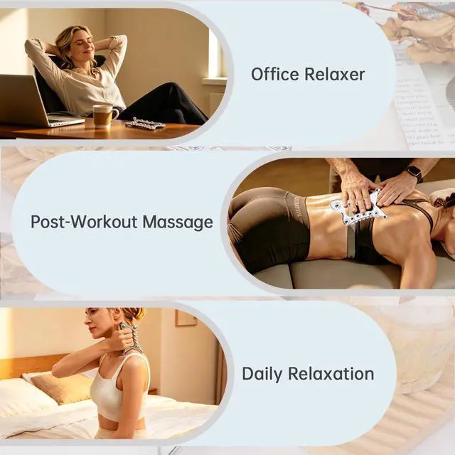 Alt view image 5 of 6 - Fascia Blaster Tool, Body Gua Sha ToolStainless Steel Gua Sha Muscle Scraper ToolLymphatic Drainage Massager for Self Care, Fascia Blaster for Cellulite, Trigger Point Massage Tools for Pain Relief