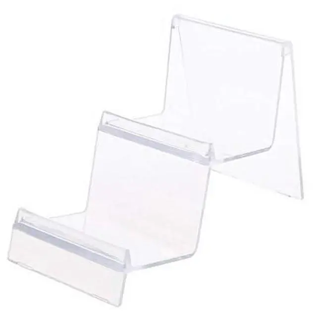 Main image of Card Holder Clutches Organizer Acrylic Jewelry Stand Wallet Display Stand for Bag Phone Cards Cosmetic Store Business White