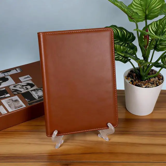 Alt view image 5 of 7 - 2 Pcs Acrylic Plate Stand Folding Clear Acrylic Easel Plate Stands for Display Photo Holder Picture Frame Book