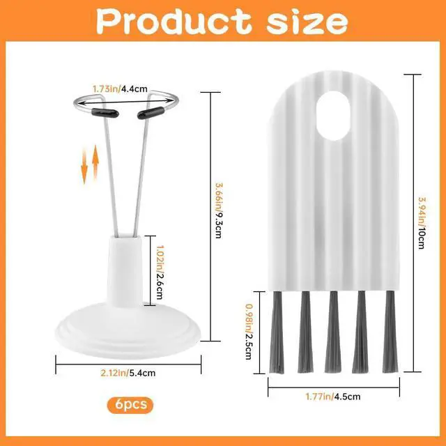 Alt view image 5 of 7 - 6 pcs Doll Stand Adjustable Action Figure Display Holder Support for 4-8 inches Dolls Keep the Standing Position for Home Office Shop Birthday Party Favor, Without-Dolls (:White)