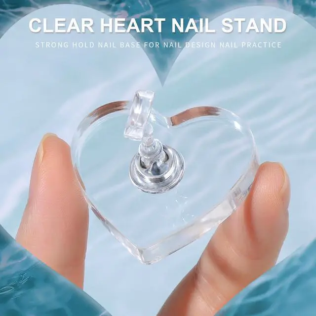 Alt view image 5 of 7 - Nail Stand, 2 Set Nail Holder for Painting Nails, Nail Stand for Press on, Press on Nail Stand for Practice, Magnetic Acrylic Nail Display Stands for Nail Art with Double-Sided Tape