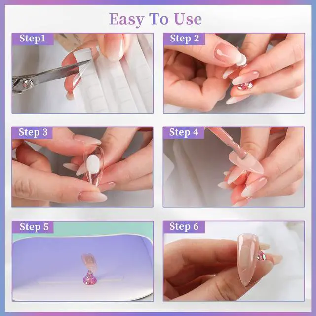 Alt view image 6 of 7 - Nail Holder Stand 2 Set for Nail Painting & Press On Nails with Clay