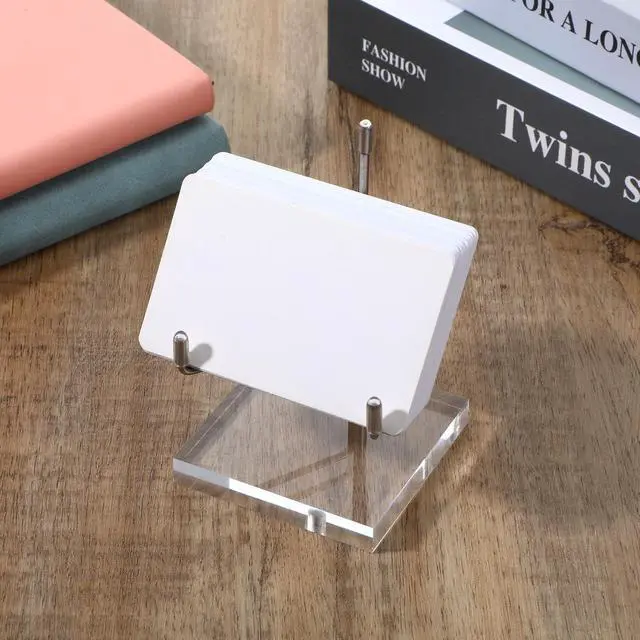 Alt view image 7 of 7 - Acrylic Display Stand Clear Base Decorative Picture Plate Stand Small Easel Rock Crystal Collectibles Holder with Adjustable Metal Arms for Displaying Mineral Fossil Coral