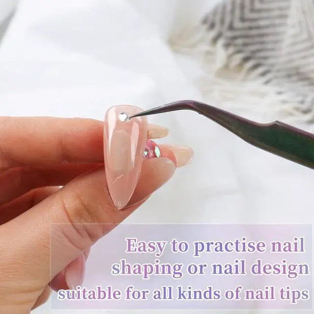 Alt view image 7 of 7 - Nail Holder Stand 2 Set for Nail Painting & Press On Nails with Clay