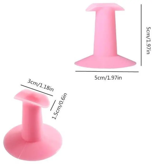Alt view image 2 of 7 - Plastic Finger Stand Support Rest Holder, Professional Nail Art Rest Stand for Painting Salon DIY Practical Holder Design Accessories Supply (4 Pack)