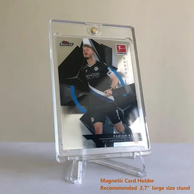 Alt view image 3 of 7 - Thickened Version 24 Packs Card Stands Sports Card Holder, Card Display Stand for Display Graded Card Challenge Medals Casino Chips, 2.3 Inch Tall, Clear