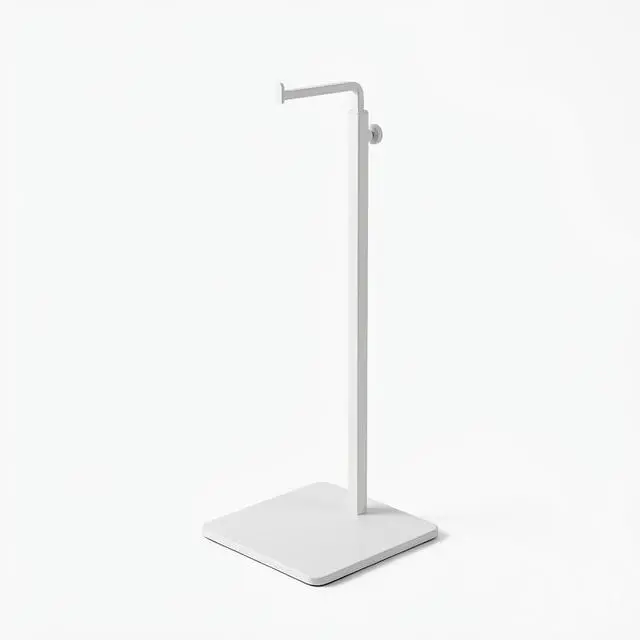 Main image of Single Hook Adjustable Purse Display Stand Metal Adjustable Handbag Bag Display Rack Holder (WHITE)