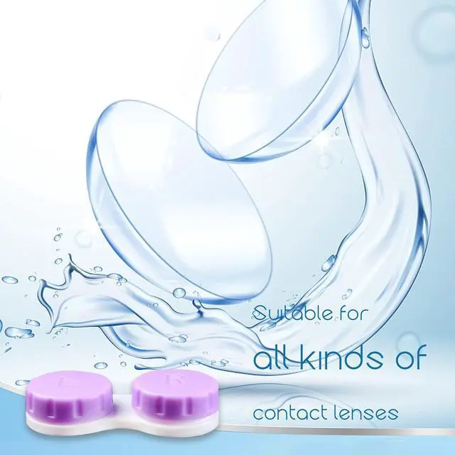 Alt view image 5 of 6 - 16 Pack Contact Lens Case Box, Colorful Bulk Box Holder Container, Contact Lens Case Set,Portable, Travel-Friendly