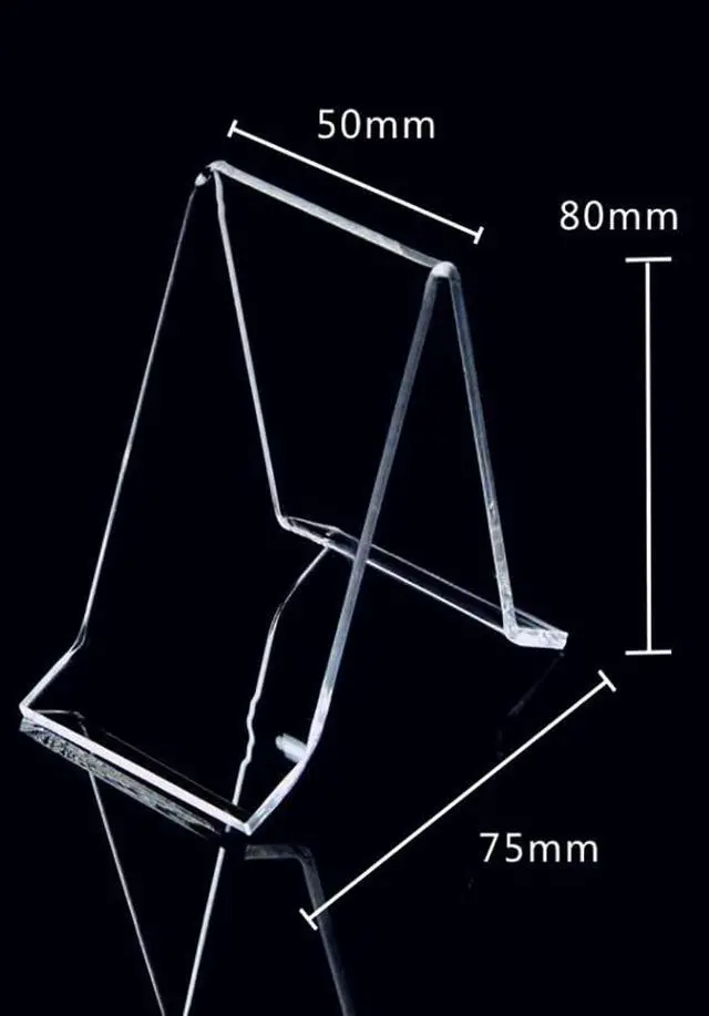 Alt view image 2 of 4 - 8 Pcs Clear Acrylic Shoe Store Display Stands Rack Holder Sandal Display Stands Shoe Rest Rack Holder for Display
