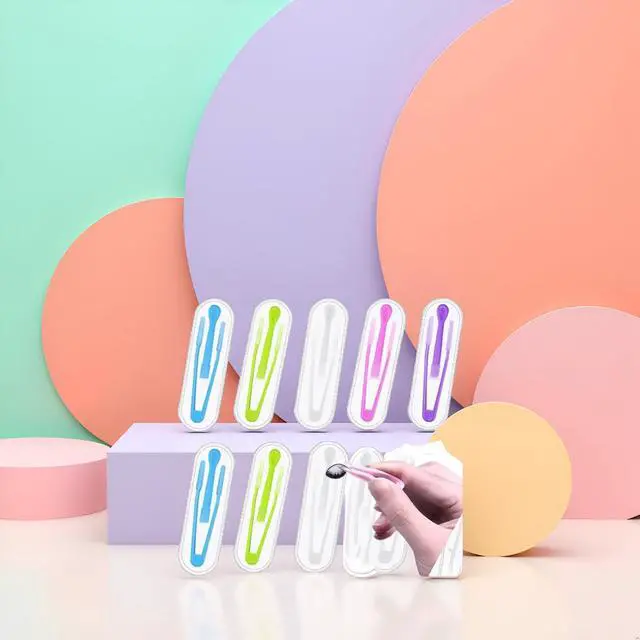 Alt view image 4 of 7 - 5 Pcs Colorful Contact Lens Tool Set Remover and Inserter, Contact Applicator with Soft Tip, Suitable for Contact Lens User Practical Care Tools