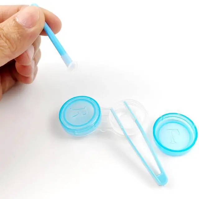 Alt view image 3 of 5 - 20PCS Colorful Contact Lens Remover and Inserter Tool Case Set, Portable Contact Tweezers with Soft Tip, Contact Applicator for Soft Hard Contact Lense