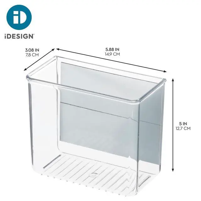 Alt view image 2 of 6 - Magnetic Small Clear Plastic Organizer Bins
