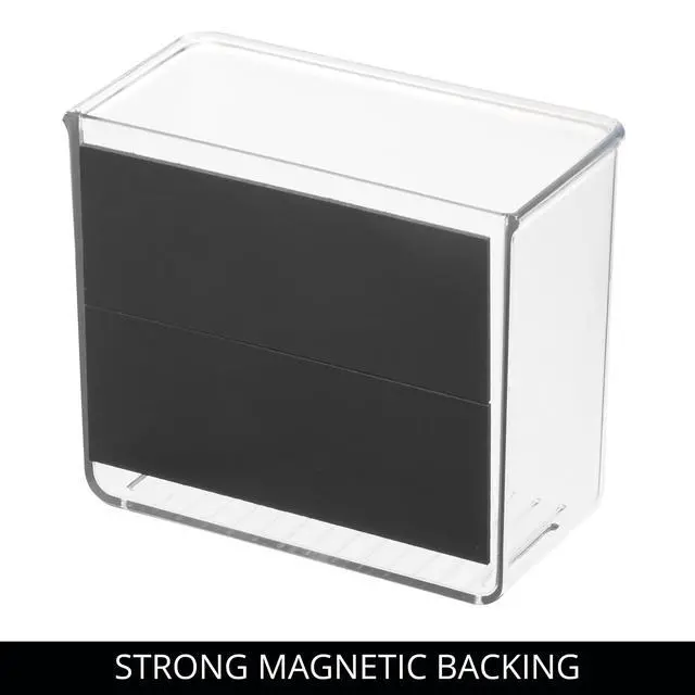 Alt view image 4 of 6 - Magnetic Small Clear Plastic Organizer Bins