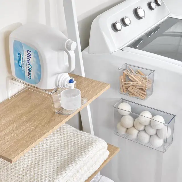 Alt view image 6 of 6 - Magnetic Small Clear Plastic Organizer Bins