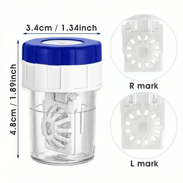 Alt view image 2 of 6 - 5 Packs Contact Lens Washer Cleaner for Travel Home