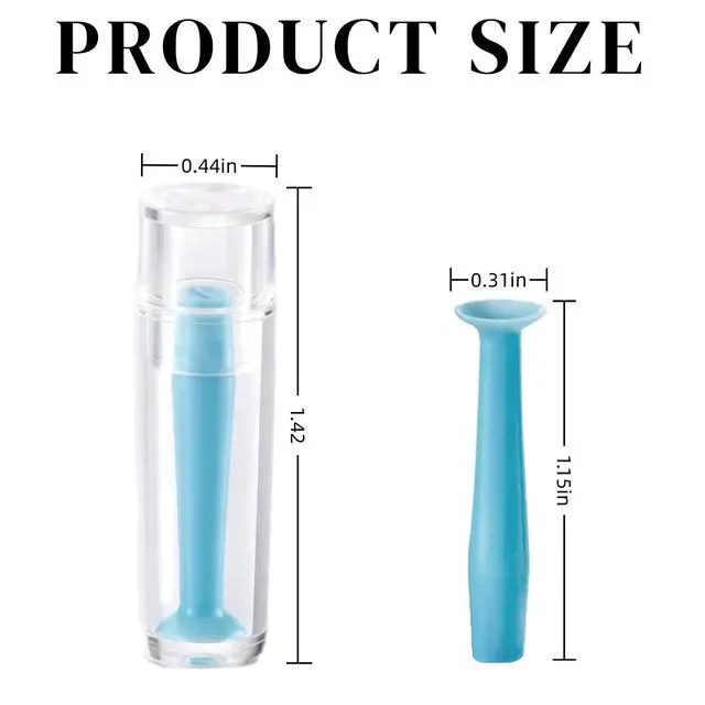 Alt view image 2 of 7 - Hard Contact Lens Remover Tool Kit - 12 Pieces Suction Cup Plunger for RGP and Scleral Lenses, Soft Silicone Material for Gentle Lens Removal and Application
